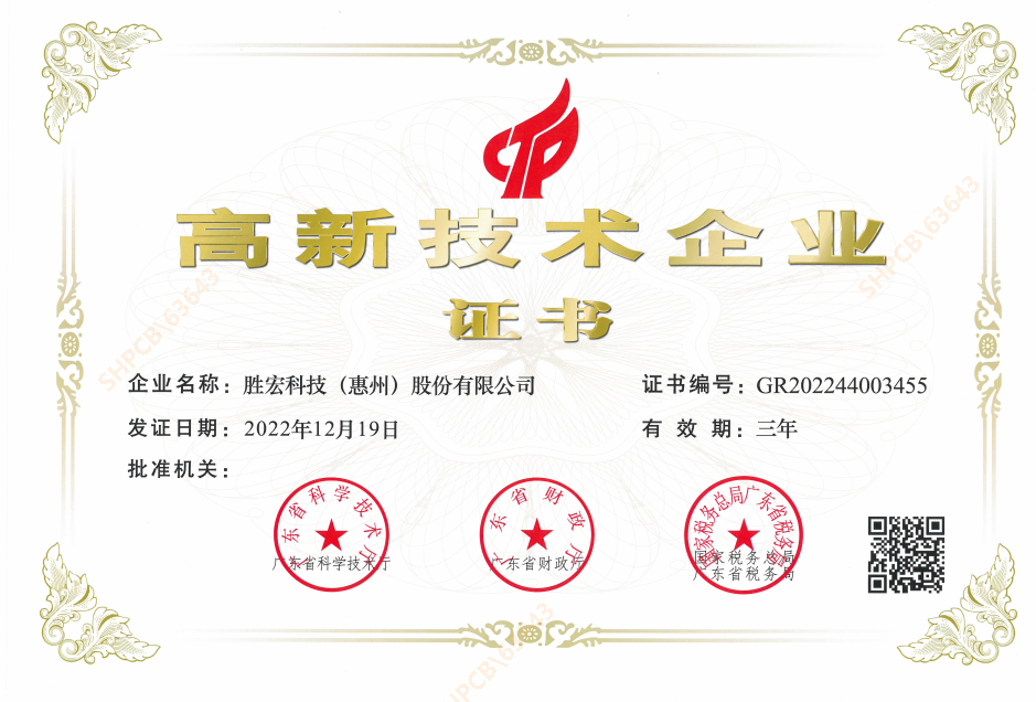喜报！我司顺利通过“高新技术企业”认定